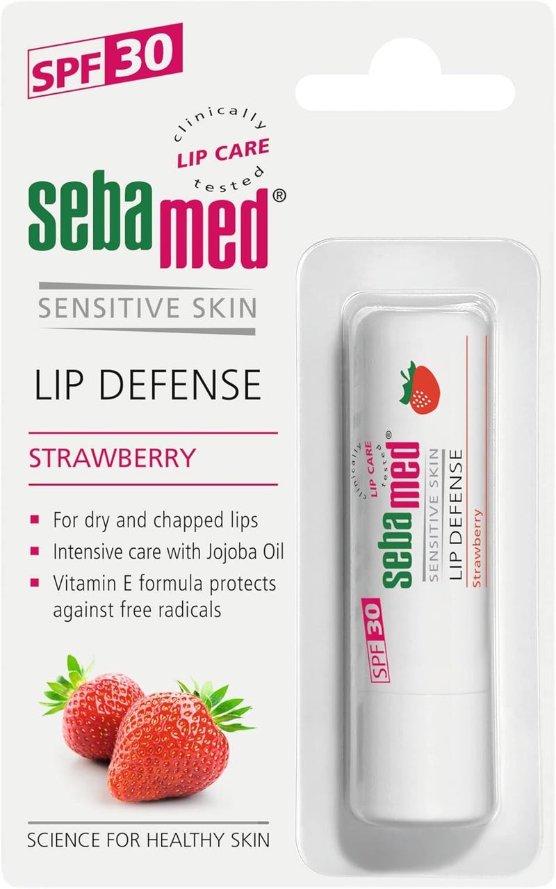 Sebamed سيباميد للدفاع عن الشفاه بنكهة الفراولة SPF 30 - Image 1
